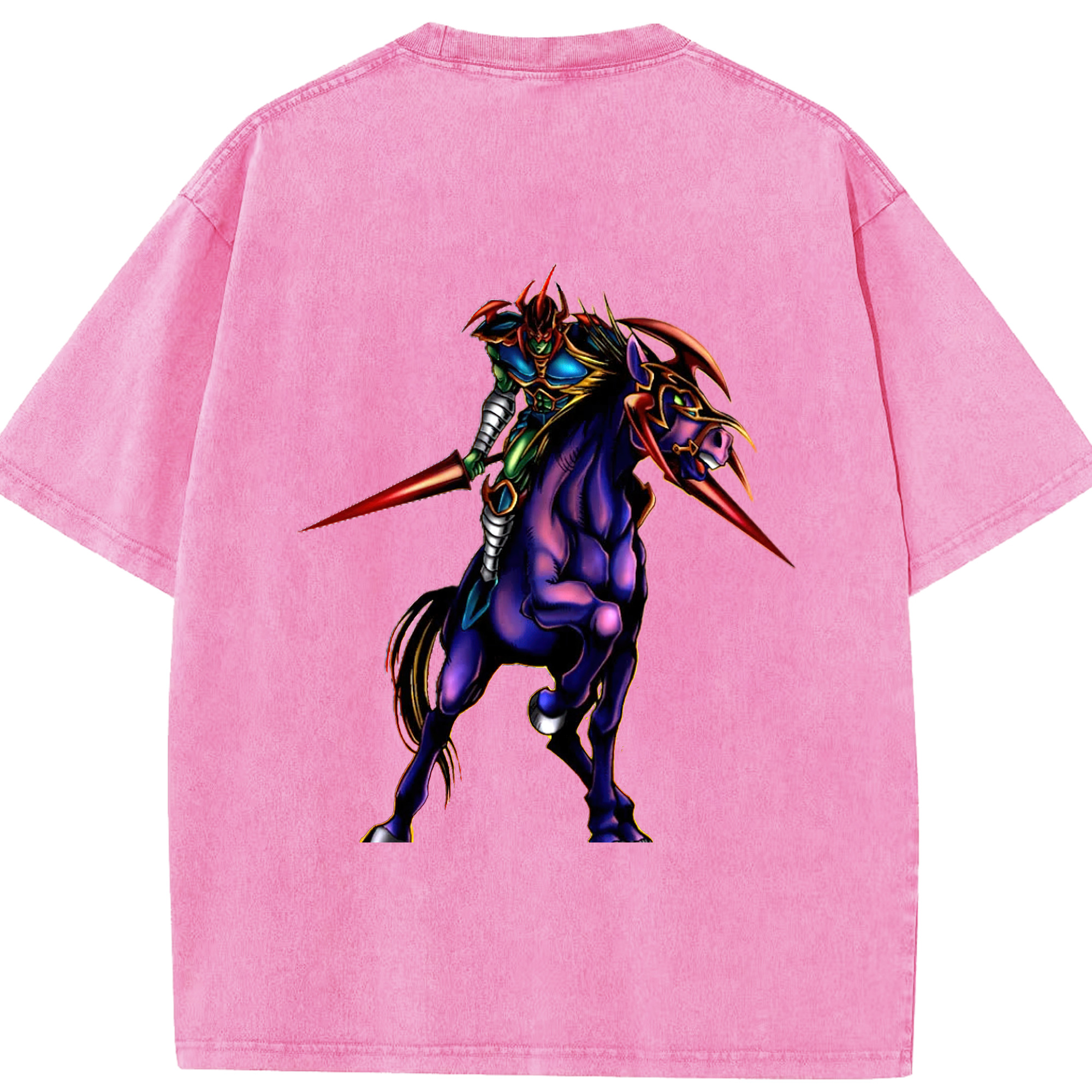 （画像用） 遊☆戯☆王 Yu-Gi-Oh! 綿100% ヴィンテージ風 半袖Tシャツ（背面プリント）
